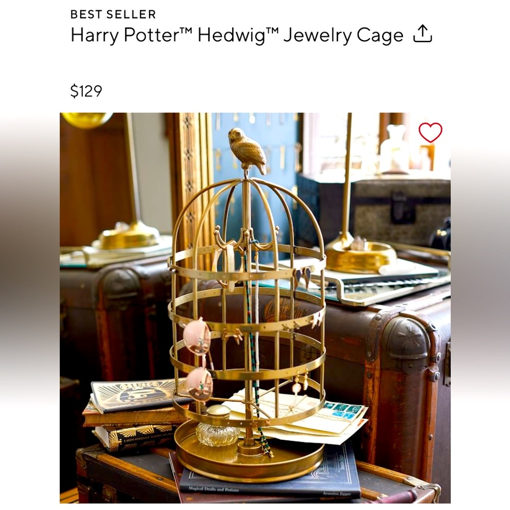 Pottery Barn Teen Harry Potter™ Hedwig™ Jewelry Cage